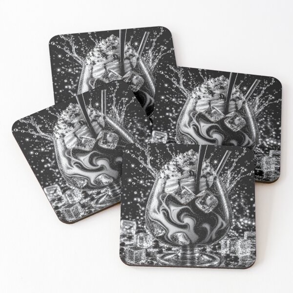 Item preview, Black & White Cocktail Art designed and sold by AureliasDesignStudio.