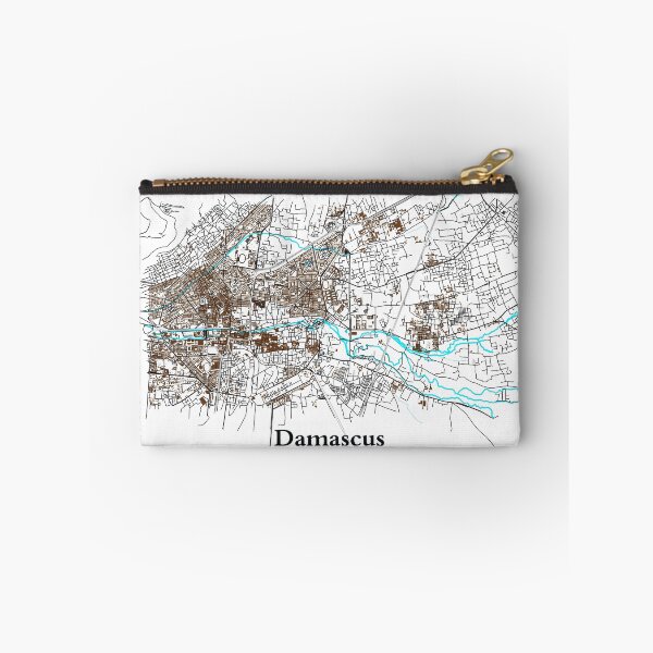 Item preview, Detailed Urban Map of Damascus designed and sold by design2xstudio.