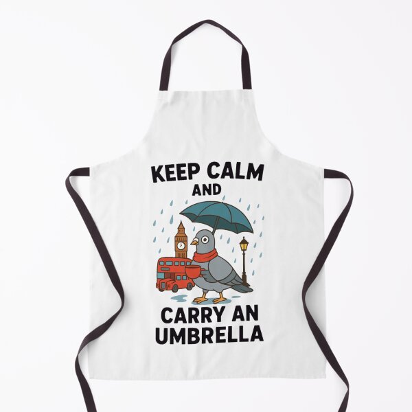 Item preview, London pigeon in the rain bus and big ben designed and sold by JamesDunican.