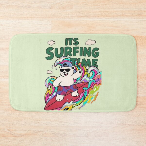 Item preview, Psychedelic Dabbing Surf Bear designed and sold by BLUESKY11a.