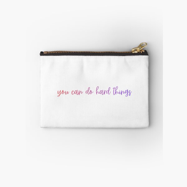 Item preview, You Can Do Hard Things (Red to Purple Gradient) designed and sold by freelysimple.