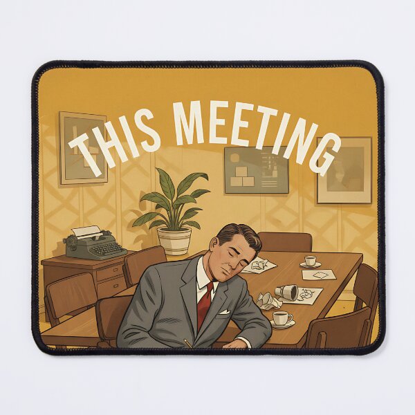 Item preview, This Meeting Could've Been An Email Funny Vintage Retro Office Humor designed and sold by Retro-Anime9.