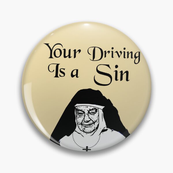 Item preview, Bad Driving Sinner  designed and sold by RoydonRoadTees.
