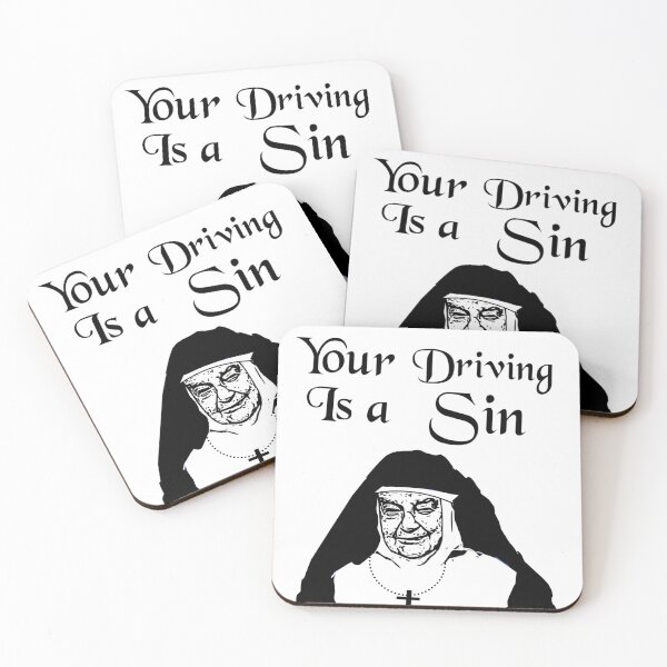 Item preview, Bad Driving Sinner  designed and sold by RoydonRoadTees.