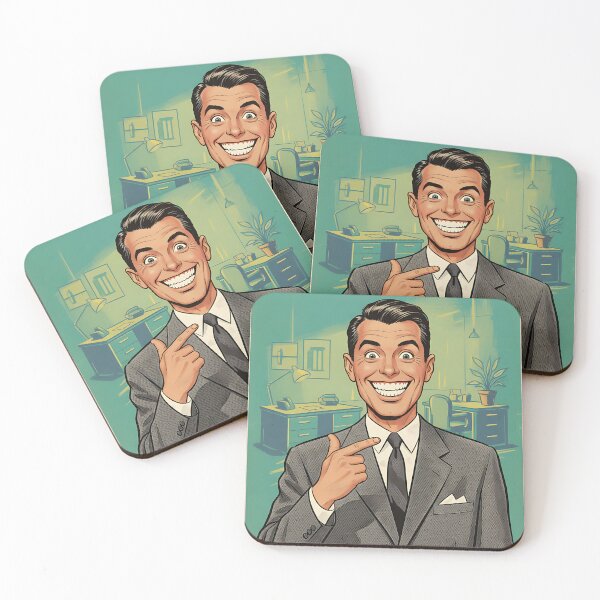 Item preview, Smile It Confuses People Funny Vintage Retro Office Humor designed and sold by Retro-Anime9.