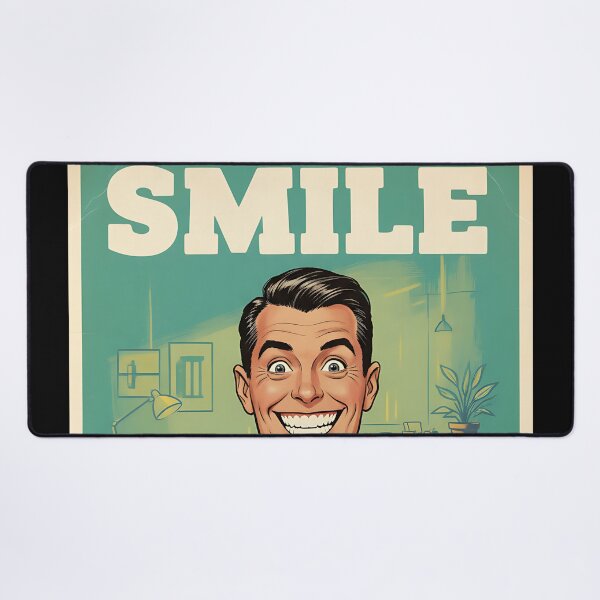 Item preview, Smile It Confuses People Funny Vintage Retro Office Humor designed and sold by Retro-Anime9.