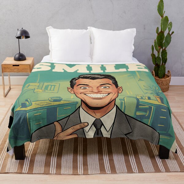 Item preview, Smile It Confuses People Funny Vintage Retro Office Humor designed and sold by Retro-Anime9.