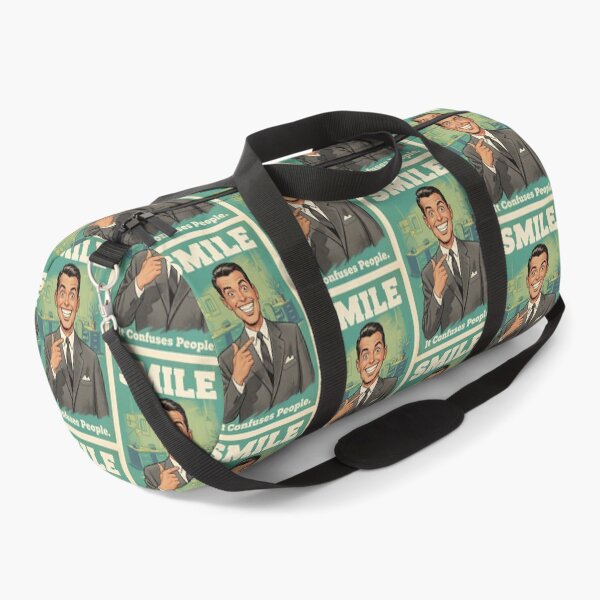 Item preview, Smile It Confuses People Funny Vintage Retro Office Humor designed and sold by Retro-Anime9.