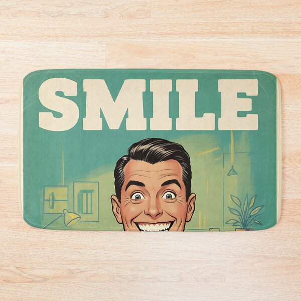 Item preview, Smile It Confuses People Funny Vintage Retro Office Humor designed and sold by Retro-Anime9.