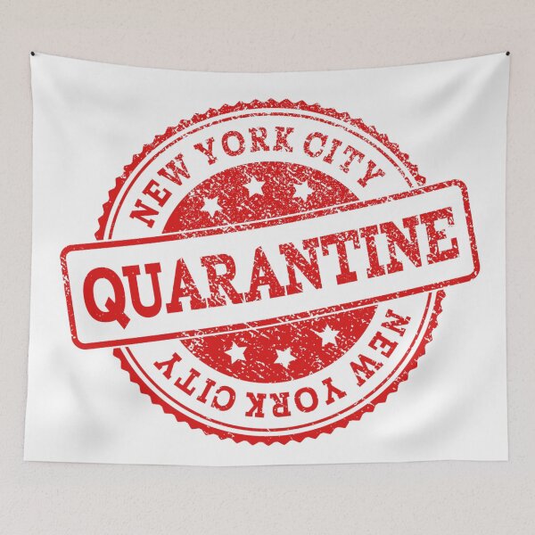 Item preview, New York City Quarantine Stamp NYC Lockdown designed and sold by Gravelpeak Co..