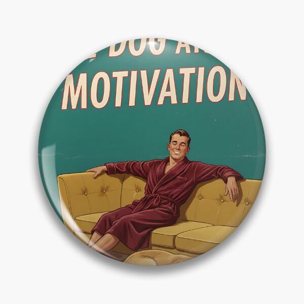 Item preview, The Dog Ate My Motivation Funny Vintage Retro Dog Parent designed and sold by Retro-Anime9.