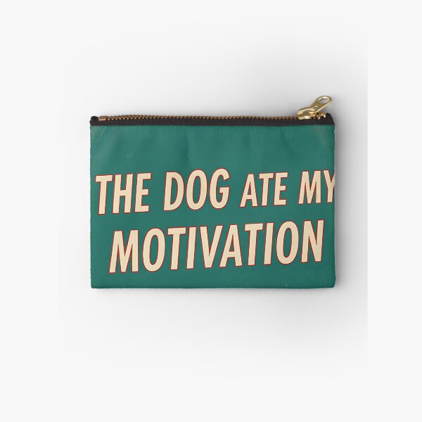 Item preview, The Dog Ate My Motivation Funny Vintage Retro Dog Parent designed and sold by Retro-Anime9.