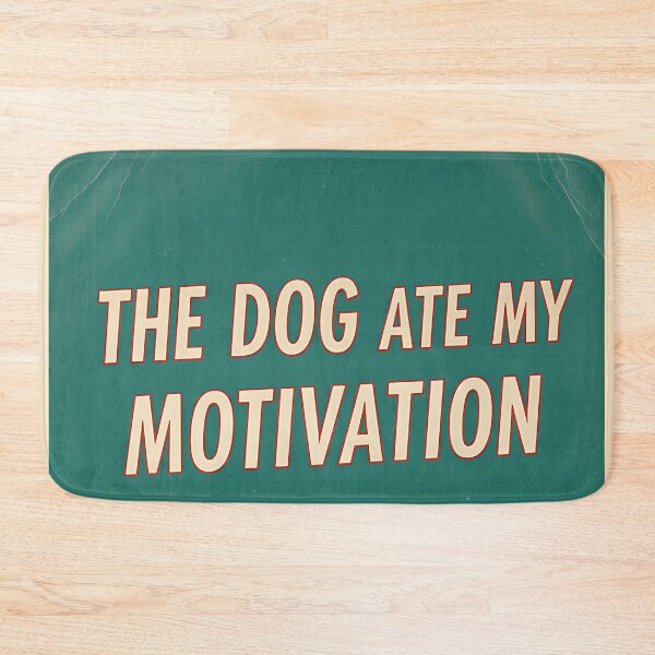 Item preview, The Dog Ate My Motivation Funny Vintage Retro Dog Parent designed and sold by Retro-Anime9.