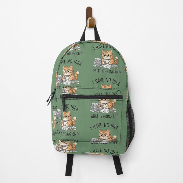 Item preview, Funny Orange Cat I Have No Idea What Is Going On Office Work designed and sold by SoftAuraStudi0.