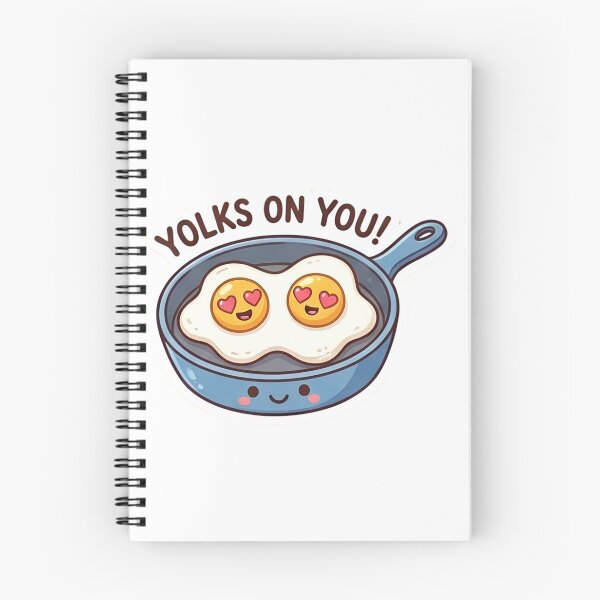 Item preview, "Yolks On You" Cute Breakfast Pun Sticker designed and sold by AbsCrewStore.