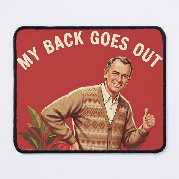 Item preview, Parent Back Problems Vintage Retro Joke designed and sold by Retro-Anime9.