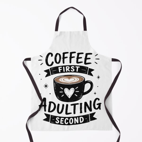 Item preview, Coffee First Adulting Second Funny Cute Coffee Lover Mug designed and sold by Flowing Colurs.