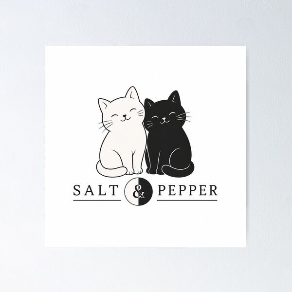 Item preview, Salt & Pepper — Together in Every Shade designed and sold by Pepper & Co..