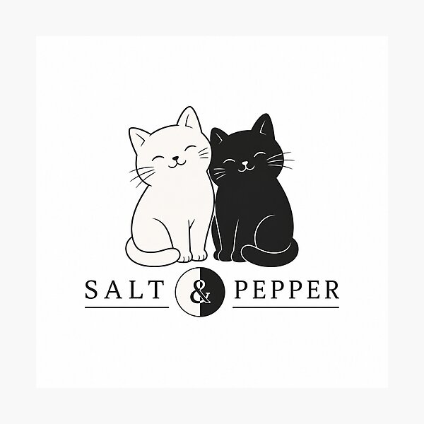 Item preview, Salt & Pepper — Together in Every Shade designed and sold by Pepper & Co..
