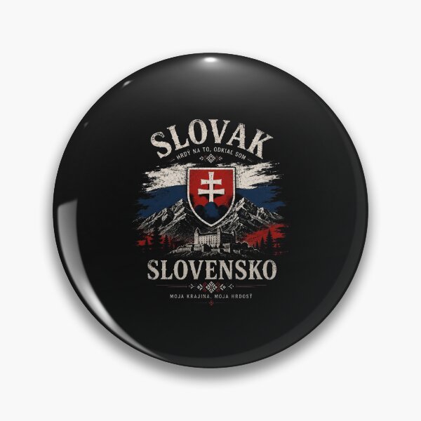 Item preview, Slovak Pride T-Shirt | Slovakia Heritage Mountains Design designed and sold by NarodnySatnik.