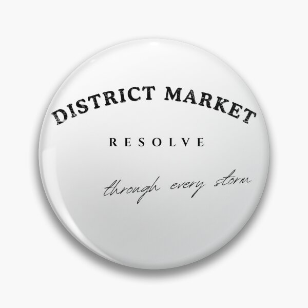 Item preview, DISTRICT MARKET RESOLVE Graphic Tee – Black Vintage Typography Design designed and sold by districtmarket.