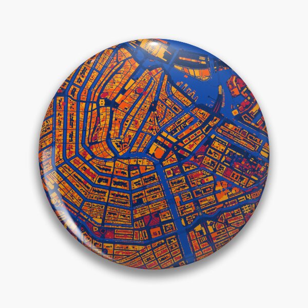Item preview, Amsterdam Oranje Heart Map – Dutch Football City Art designed and sold by BottleGnome.