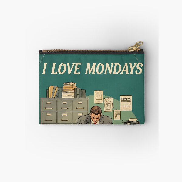 Item preview, I love mondays Funny Vintage Retro Office Humor designed and sold by Retro-Anime9.