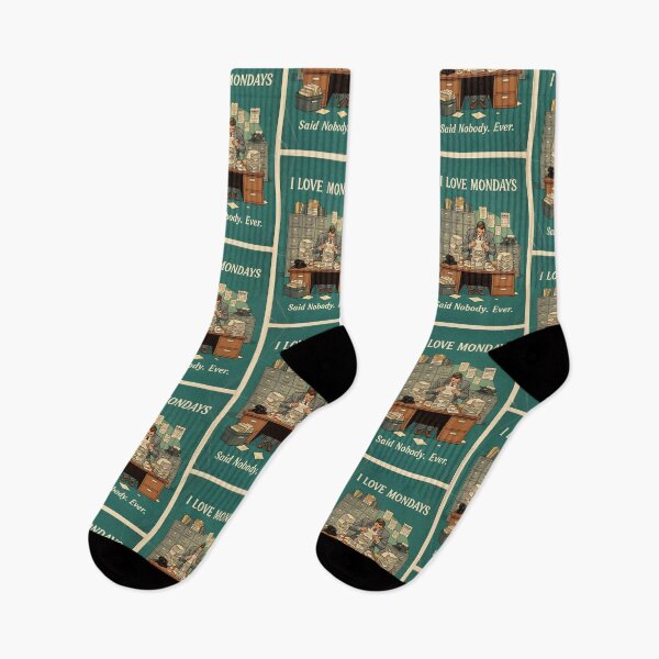 Item preview, I love mondays Funny Vintage Retro Office Humor designed and sold by Retro-Anime9.