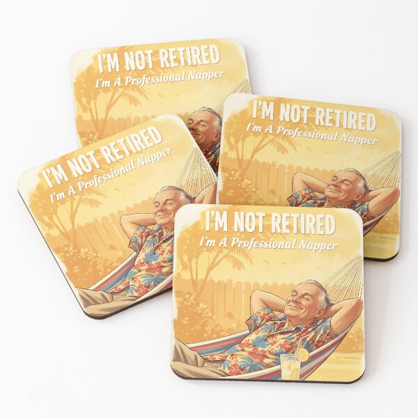 Item preview, I'm retired And Love Napping Vintage Retro Joke designed and sold by Retro-Anime9.