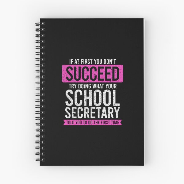 Item preview, If At First You Don't Succeed, Try Doing What Your School Secretary Told You - Funny School Secretary Gift designed and sold by asyanavirgifa.