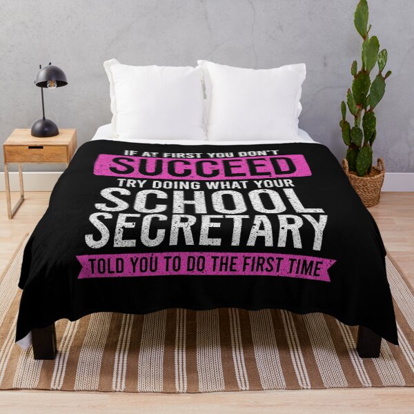 Item preview, If At First You Don't Succeed, Try Doing What Your School Secretary Told You - Funny School Secretary Gift designed and sold by asyanavirgifa.