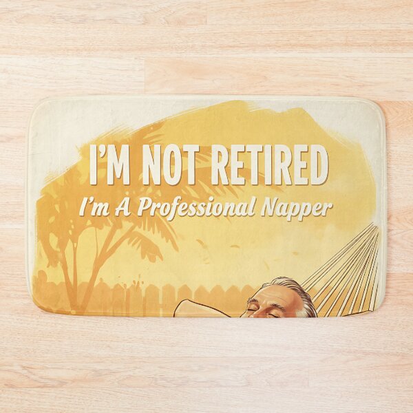 Item preview, I'm retired And Love Napping Vintage Retro Joke designed and sold by Retro-Anime9.