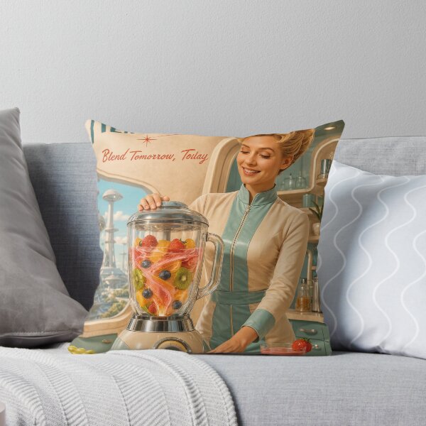 Item preview, Wall Art - Postcard - Aeroblend: Retro‑Futuristic Smoothie Vision designed and sold by ForeverPrintsOK.