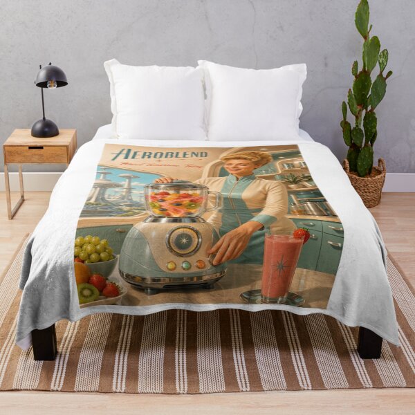 Item preview, Wall Art - Postcard - Aeroblend: Retro‑Futuristic Smoothie Vision designed and sold by ForeverPrintsOK.