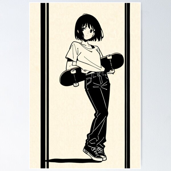 Item preview, Art - Character Dark Anime Anime Style Variant 6 designed and sold by AnimeShin.