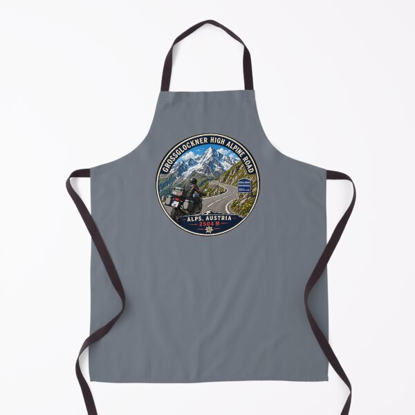 Item preview, Grossglockner High Alpine Road Austria Motorcycle Sticker TShirt 06 designed and sold by OuterShellUK.