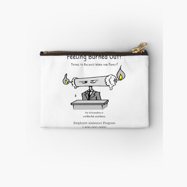 Item preview, Feeling Burned Out? Funny Work Life Balance Cartoon | The Functioning Collection designed and sold by WorkXPlay.