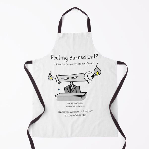 Item preview, Feeling Burned Out? Funny Work Life Balance Cartoon | The Functioning Collection designed and sold by WorkXPlay.
