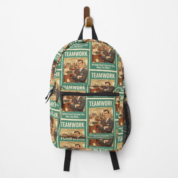 Item preview, Teamwork Funny Vintage Retro Office Humor designed and sold by Retro-Anime9.