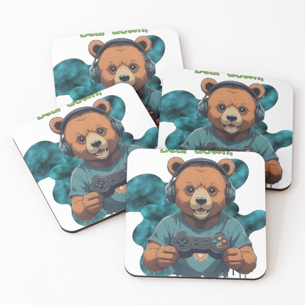 Item preview, Bear Down On This Gamer Bear Funny Gaming Quote designed and sold by Animalloveus.