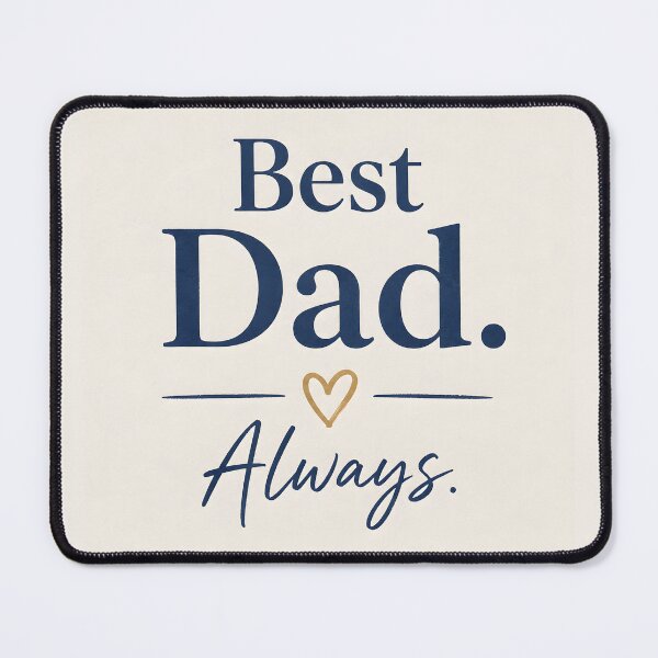 Item preview, Best Dad Always – Minimalist Father’s Day Typography Design designed and sold by blankTeeShirt.