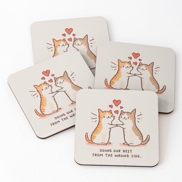 Item preview, Safe Space Cozy Fluffy Cats Relationship Illustration designed and sold by alvinavery.