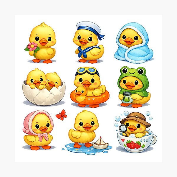 Item preview, cute ducks pack designed and sold by Mar1eg.