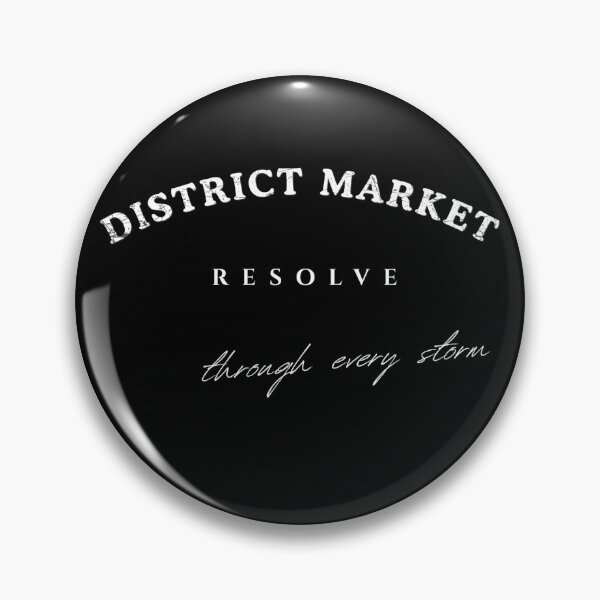 Item preview, DISTRICT MARKET RESOLVE Graphic Tee – White Vintage Typography Design designed and sold by districtmarket.