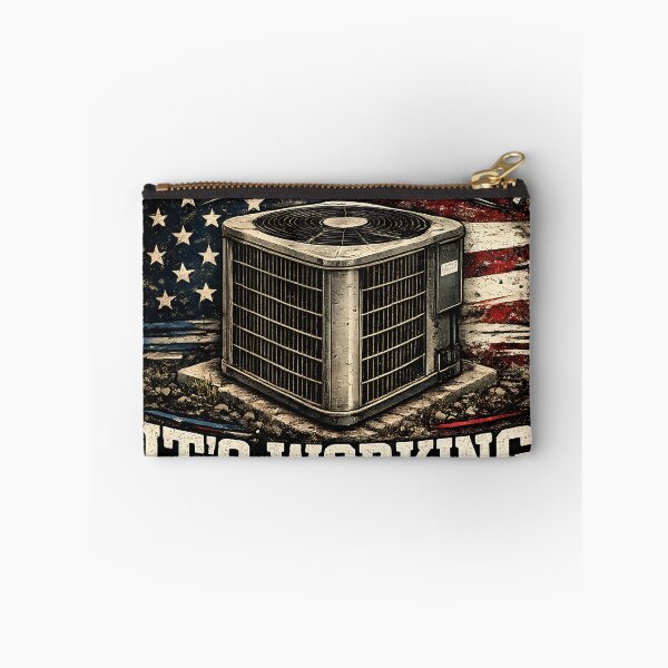Item preview, If It's Quiet It's Working Funny HVAC Technician Air Conditioning Design designed and sold by Fishartpoint.