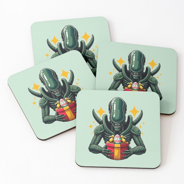 Item preview, Xenomorph Alien Christmas designed and sold by NerdiPop.