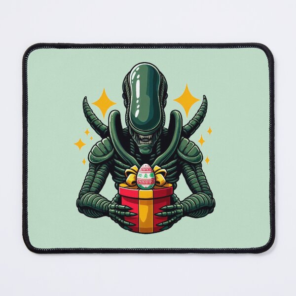 Item preview, Xenomorph Alien Christmas designed and sold by NerdiPop.