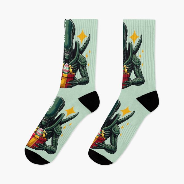 Item preview, Xenomorph Alien Christmas designed and sold by NerdiPop.