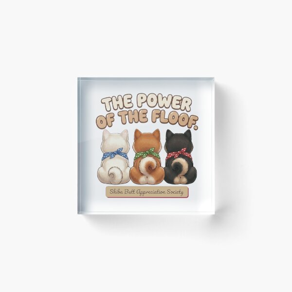 Item preview, The Power of the Floof Shiba Inu Butts designed and sold by Shiba&Friends_Studio_by_Mintriel.