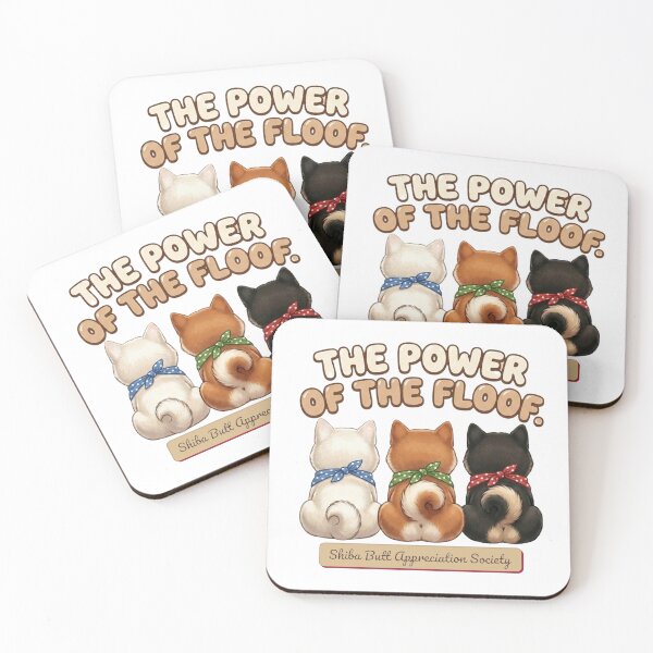 Item preview, The Power of the Floof Shiba Inu Butts designed and sold by Shiba&Friends_Studio_by_Mintriel.